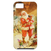Santa &amp; His Elves in the North Pole Stables iPhone 5 Covers
