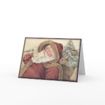Santa & His Forest Friends - Christmas Card by dchaddad Santa & His Forest Friends - Christmas Card