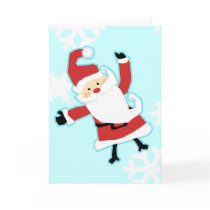 Santa Holiday Card cards