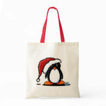 Santa Humphrey Penguin Totes & Gifts bags