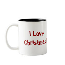 Santa - I Love Christmas Mug