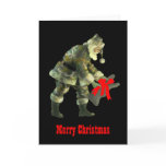 Santa in Camouflage cards
