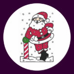 Santa In Snow