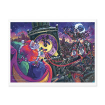 Santa in the City Postcard