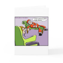 Santa In Therapy Funny Christmas Gifts & Tees cards by beardiethor123 Santa In Therapy Funny Christmas Gifts & Tees cards