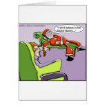 Santa In Therapy Funny Christmas Gifts & Tees cards