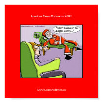 Santa In Therapy Funny Christmas Posters posters by beardiethor123 Santa In Therapy Funny Christmas Posters posters