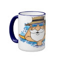 Santa in Waikiki mugs