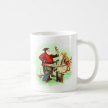 Santa Inspection Coffee Mug