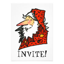 Santa Invite invitations