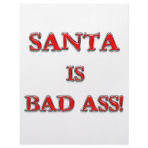 Santa is Bad Ass! Custom Letterhead