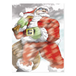 Santa is coming Postcard postcards
