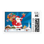 Santa is Coming to Town postage