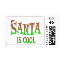 Santa is Cool postage