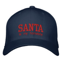 SANTA, is my homeboy embroidered hats by mike3488 SANTA, is my homeboy embroidered hats