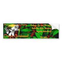 Santa is Watching! - Bumper Sticker bumper stickers
