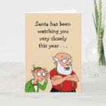 Santa Is Watching cards