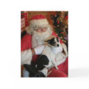 Santa & Jack Russell cards