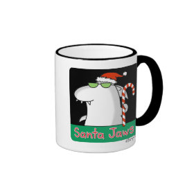 Santa Jaws Ringer Coffee Mug