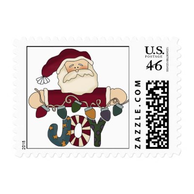 Santa Joy Postage by christmasshop