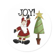 Santa Joy stickers