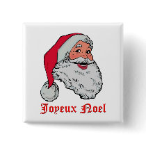Santa Joyeux Noel Pin