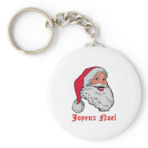 Santa Joyeux Noel Key Chain