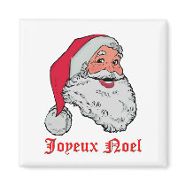 Santa Joyeux Noel Magnet