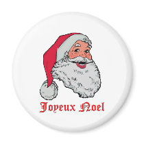 Santa Joyeux Noel Magnets