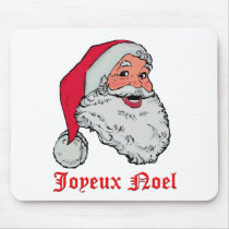 Santa Joyeux Noel Mouse Pad