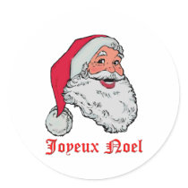 Santa Joyeux Noel stickers