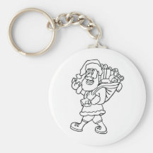 Santa Keychains