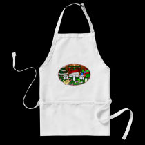Santa Kilroy Apron by kilroyworld Santa Kilroy Apron