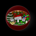 Santa Kilroy Basic Button