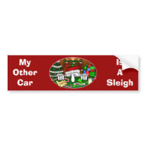 Santa Kilroy Bumper Sticker bumper stickers
