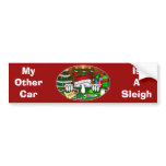 Santa Kilroy Bumper Sticker