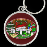 Santa Kilroy Keychain