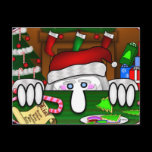 Santa Kilroy Postcard postcards