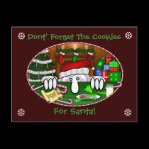 Santa Kilroy Postcard by kilroyworld Santa Kilroy Postcard