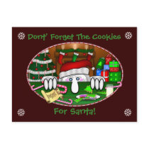 Santa Kilroy Postcard