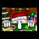 Santa Kilroy Poster- Small posters