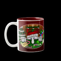 Santa Kilroy Red Mug