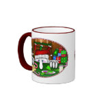Santa Kilroy Ringer Mug
