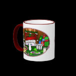 Santa Kilroy Ringer Mug
