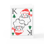 Santa - King of Trees Card