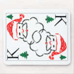 Santa - King of Trees Mouse Pad