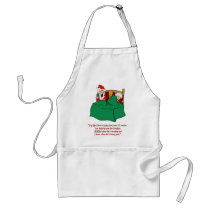 Santa Knows aprons by ScottInk Santa Knows aprons
