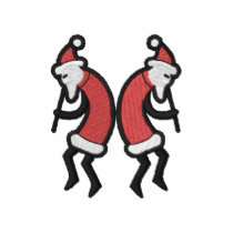 Santa Kokopelli embroidered shirts by ZazzleEmbroidery Santa Kokopelli embroidered shirts
