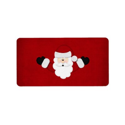 Santa Custom Address Label