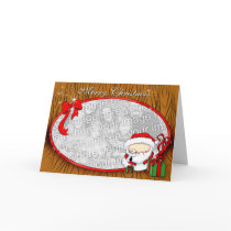 Santa Looking template cards